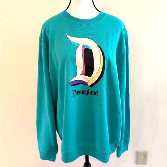 Disney Tops - Retro Colorful Disneyland Crewneck Size Large